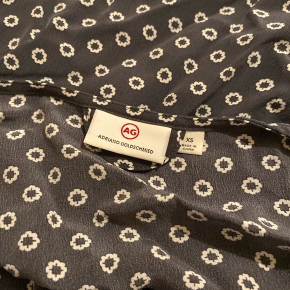 AG Lisette gray silk tank - Picture 3 of 5